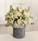 No.238 - Lisianthuses, Roses & Matthiolas