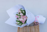NO. 989 - PINK & WHITE TULIPS