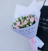 NO. 989 - PINK & WHITE TULIPS