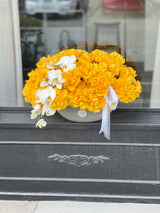 No.278 - Yellow Roses & Orchids