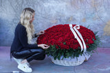 NO.77 -  300 RED ROSES - order in Flower Shop N5 LA