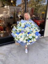 NO.101 - SPRING MIX with blue colors - order in Flower Shop N5 LA