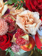 NO.10 -SMALL ROSH HASHANAH CENTERPIECE - order in Flower Shop N5 LA