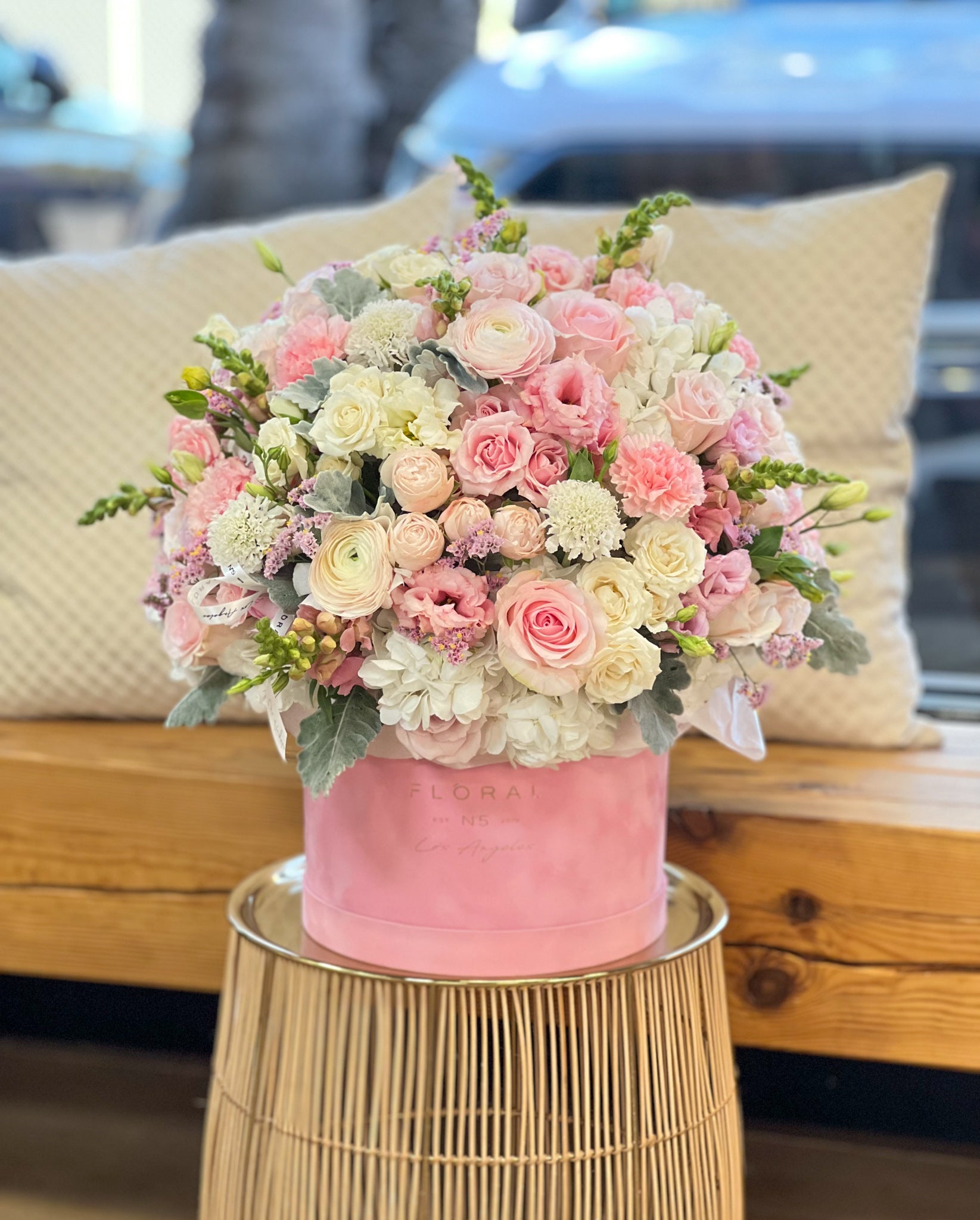 ♥ 優先作成5日 Flower Bouquet «NO.61 - Pink Fantasy» — Same-Day Delivery in LA