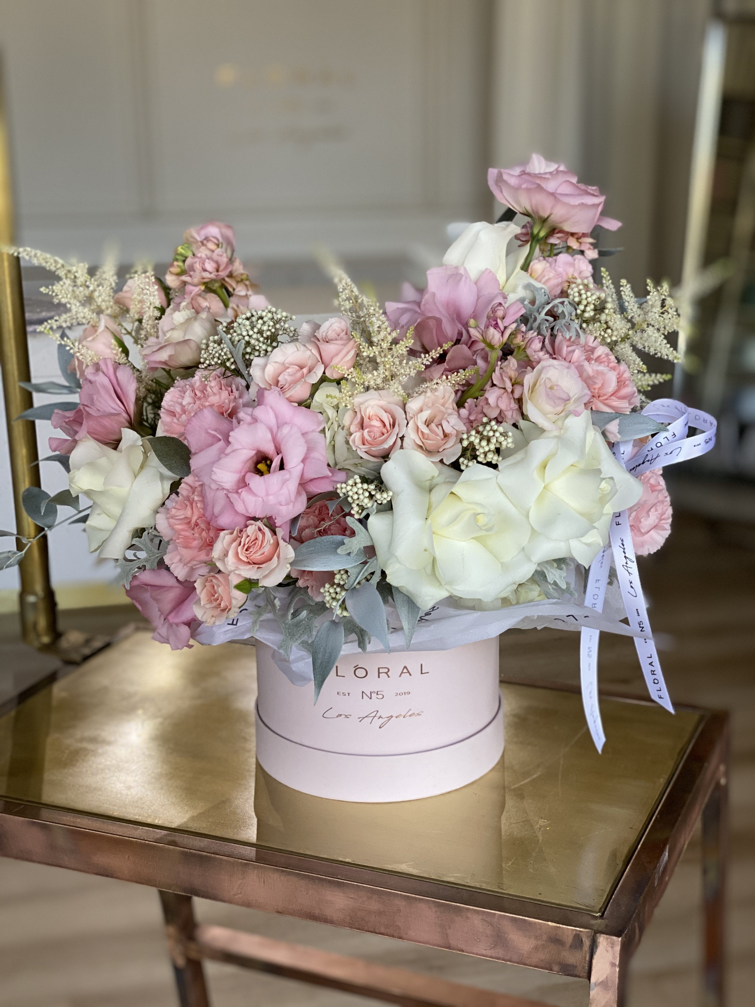 Floral N5 | NO.144 - ROSES, LISIANTHUS & ASTILBE