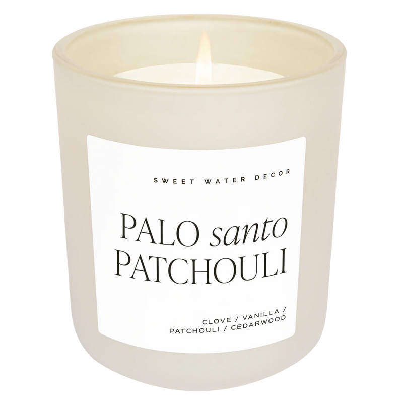 Palo Santo Patchouli Soy Candle