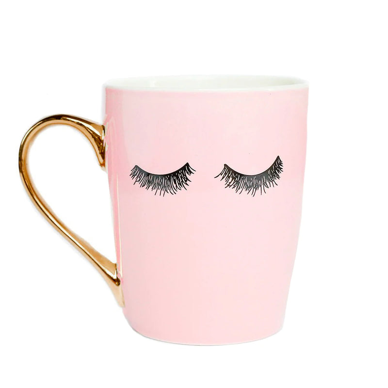 Pink Eyelashes Mug
