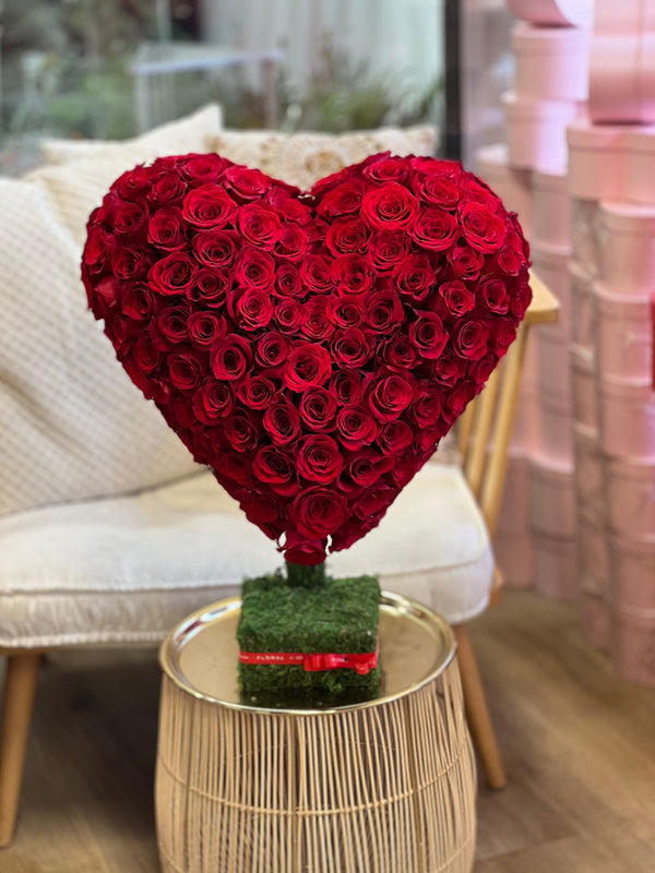 NO.135 - Hot Love in Red [V] - order in Flower Shop N5 LA