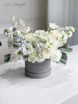 No.238 - Lisianthuses, Roses & Matthiolas - order in Flower Shop N5 LA