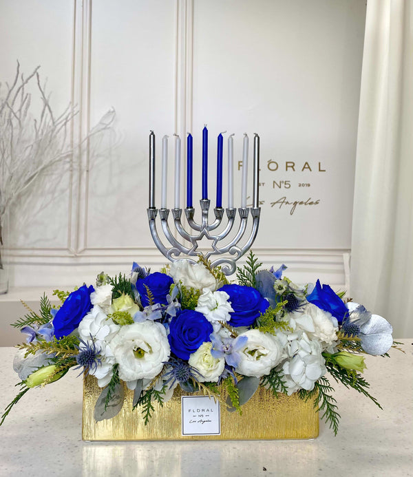 No. 103 Centerpiece for Hanukkah - order in Flower Shop N5 LA