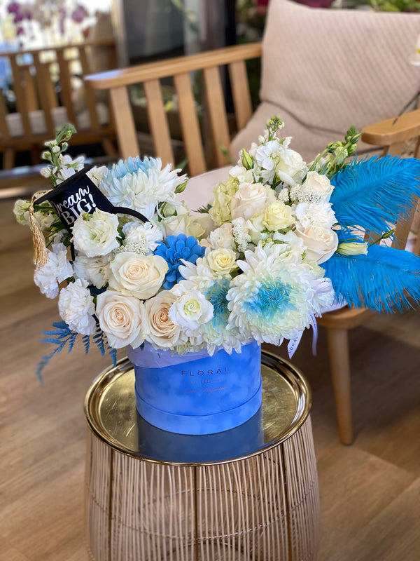 NO.16 - Blue Graduation Box - order in Flower Shop N5 LA