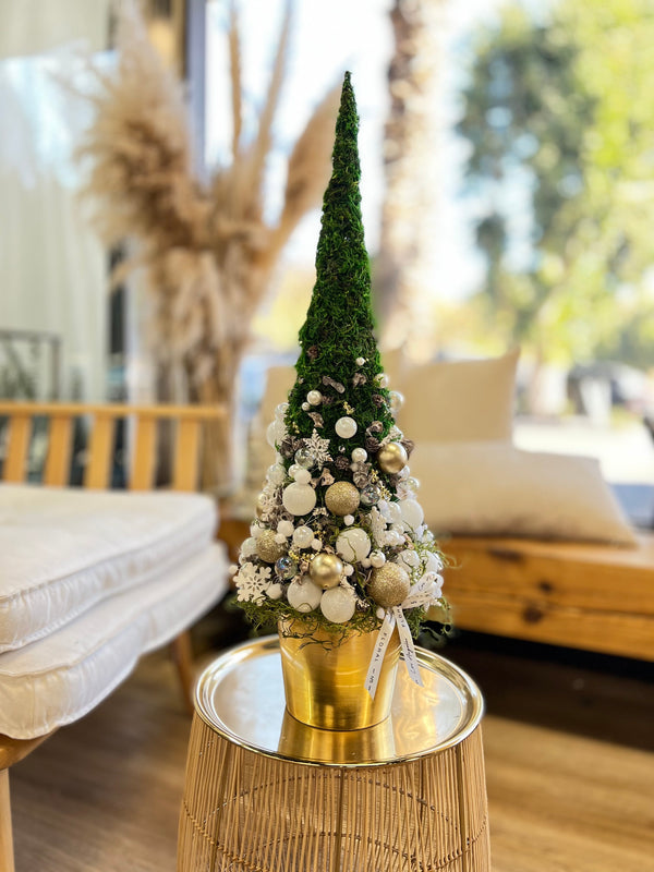 No.61-White Christmas tree - order in Flower Shop N5 LA