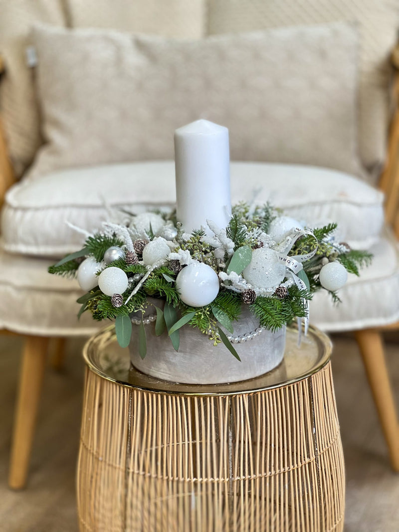 No.77-Christmas Candle - order in Flower Shop N5 LA