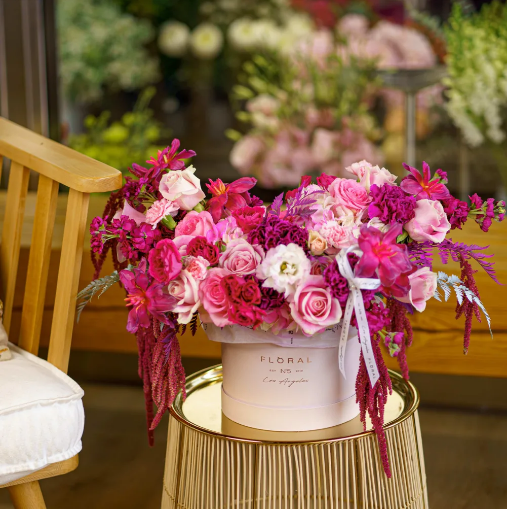 NO.110 - ELEGANT AMARANTHUS & ROSES [MD] - order in Flower Shop N5 LA