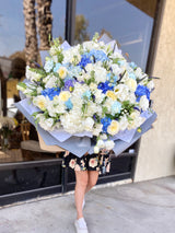 NO.101 - SPRING MIX with blue colors - order in Flower Shop N5 LA