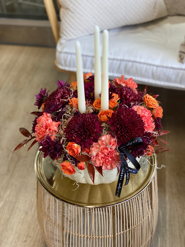No.259 - Pumpkin With Candels - order in Flower Shop N5 LA