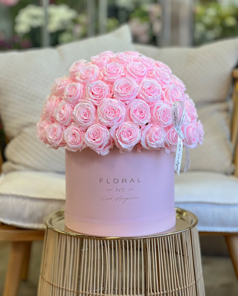 NO.232 - Light pink eternal roses [V] - order in Flower Shop N5 LA
