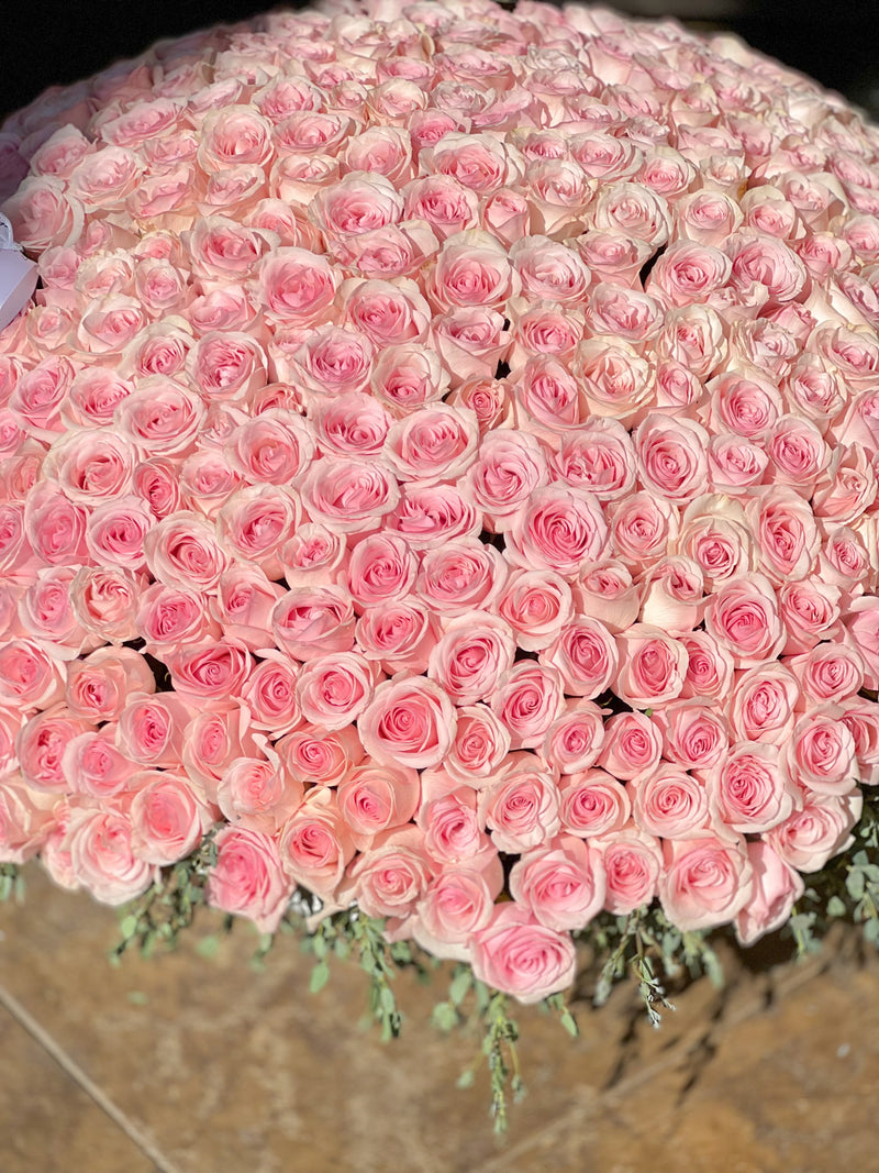 NO.777 - SOFT PINK ROSES - order in Flower Shop N5 LA