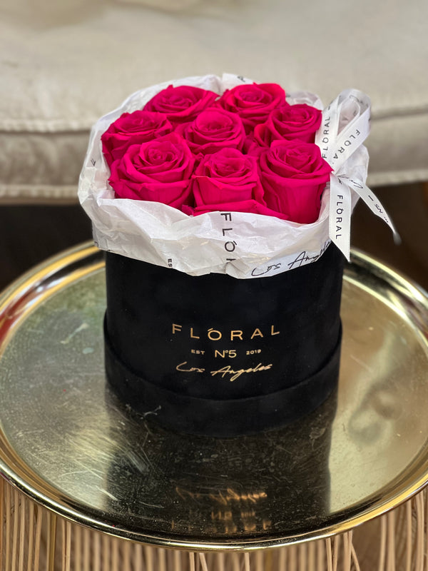 NO.220 - Baby Eternal Hot Pink Roses - order in Flower Shop N5 LA