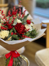 NO.25 - CHRISTMAS BOUQUET - order in Flower Shop N5 LA